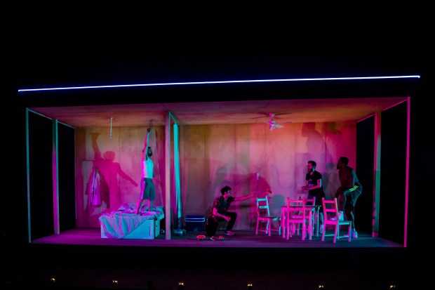 A Streetcar Named Desire. From left to right:  Stanley (Patrick