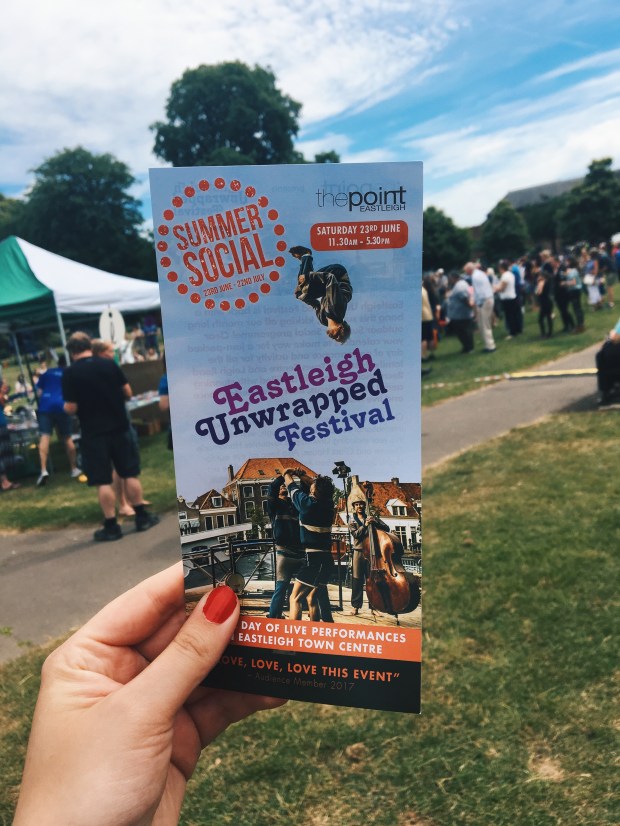 the Eastleigh Unwrapped 2018 promotional brochure