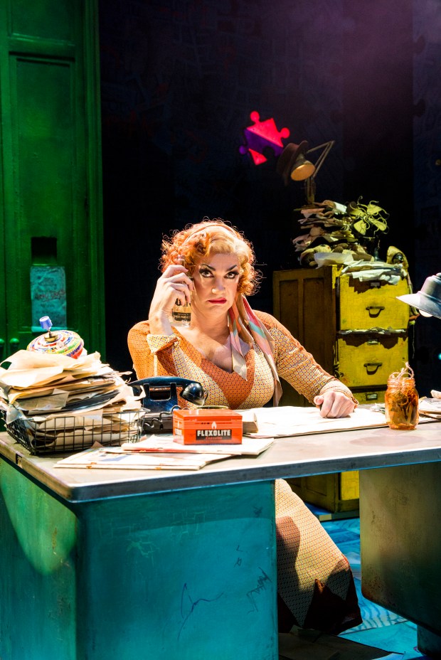 3. ANNIE. Craig Revel Horwood 'Miss Hannigan'. Photo by Paul Coltas