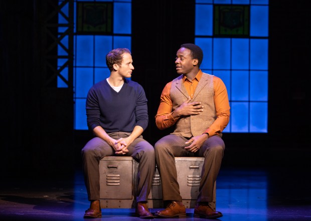Joel Harper-Jackson (Charlie) and Kayi Ushe in Kinky Boots_Photo Helen Maybanks 4.jpg